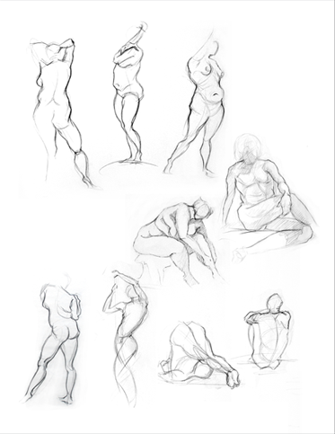gesture drawings